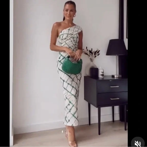 ZARA PRINTED MIDI DRESS - Picture 11 of 15